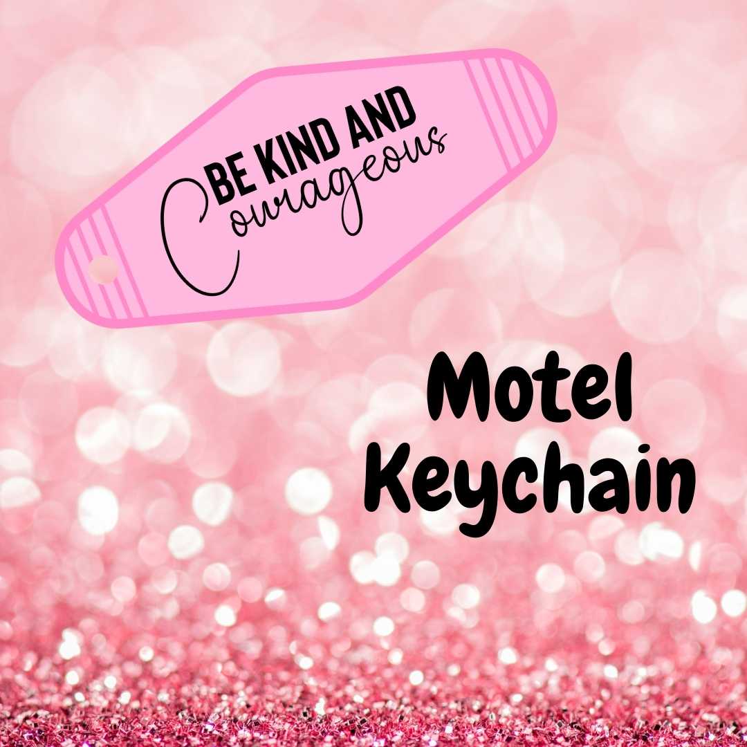 Motel Keychain Design 278