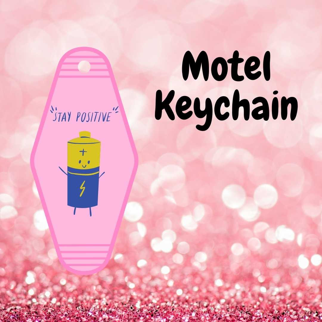 Motel Keychain Design 476