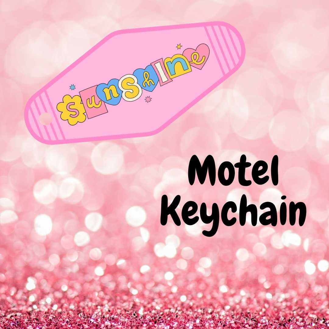 Motel Keychain Design 183