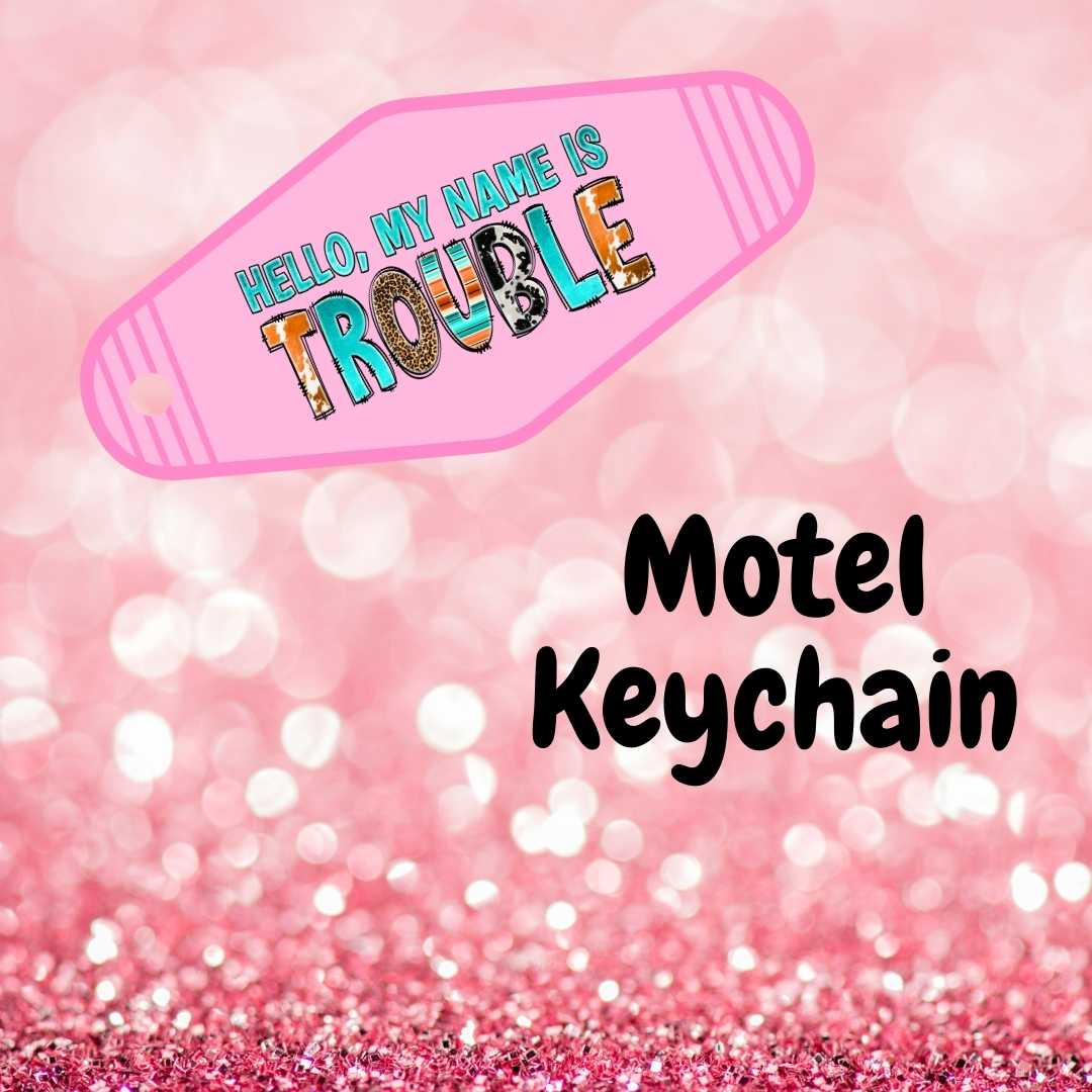 Motel Keychain Design 442