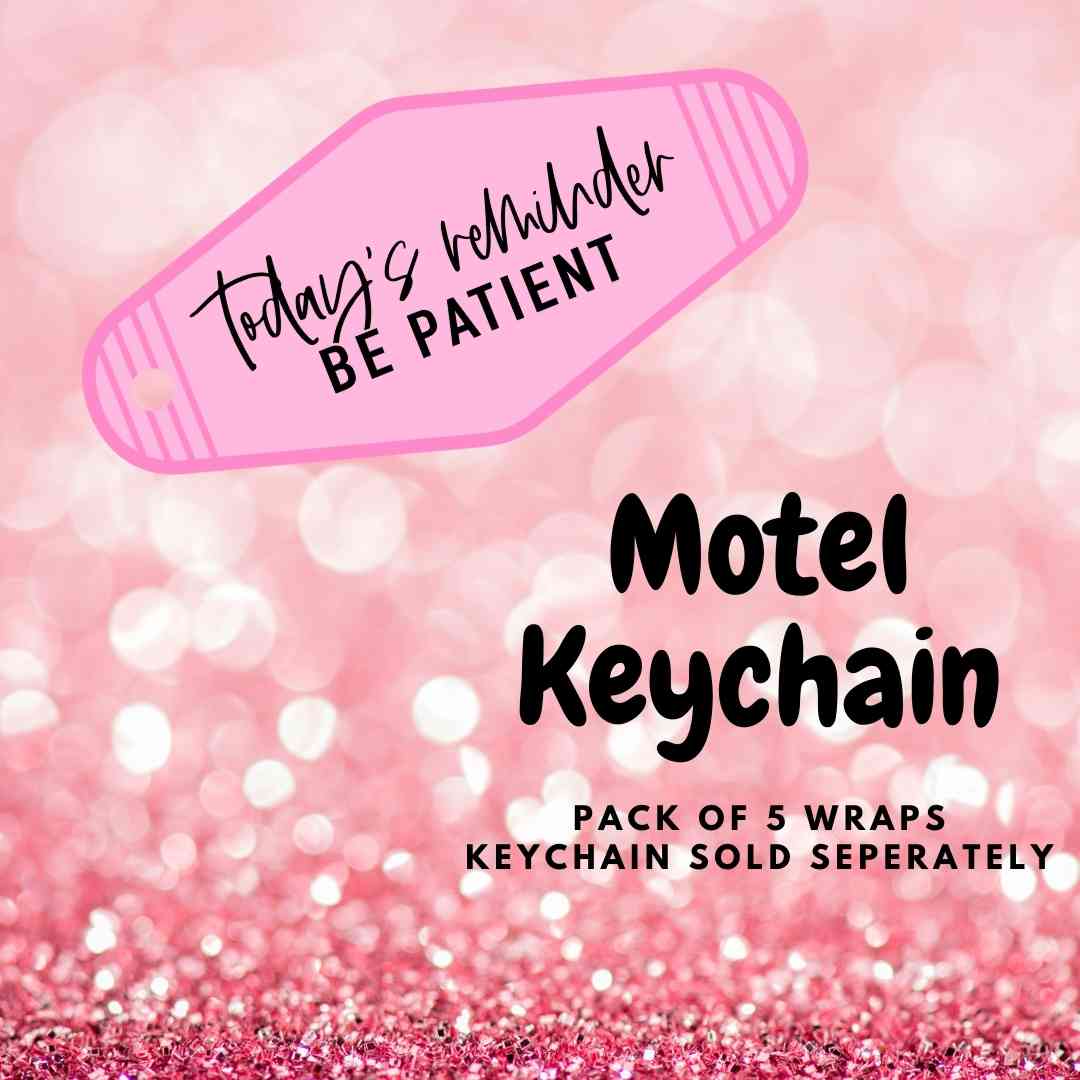 Motel Keychain Design 116