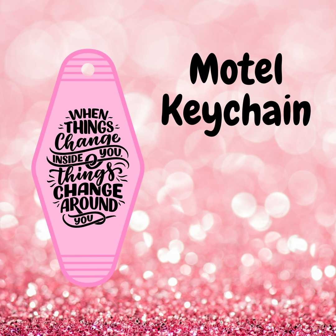 Motel Keychain Design 477