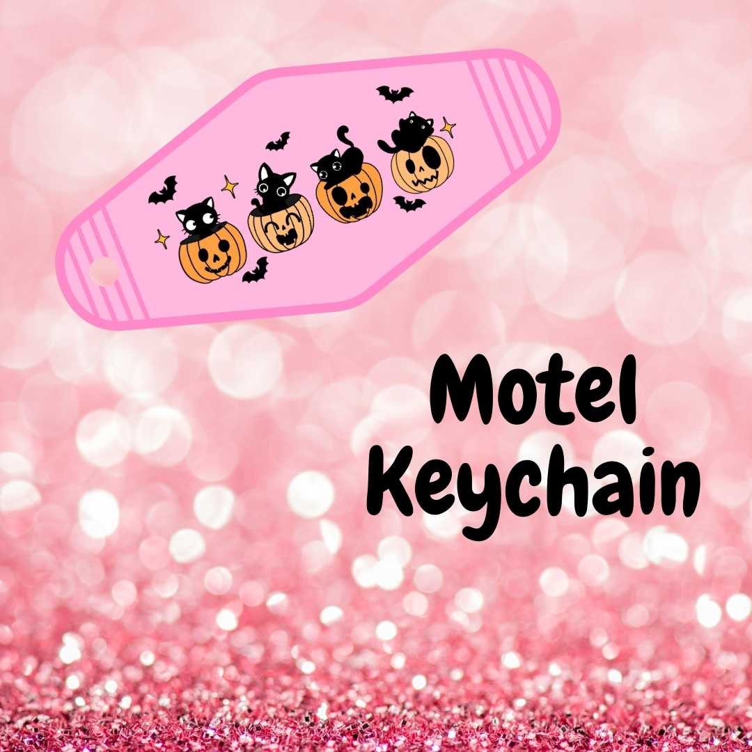 Motel Keychain Design 449