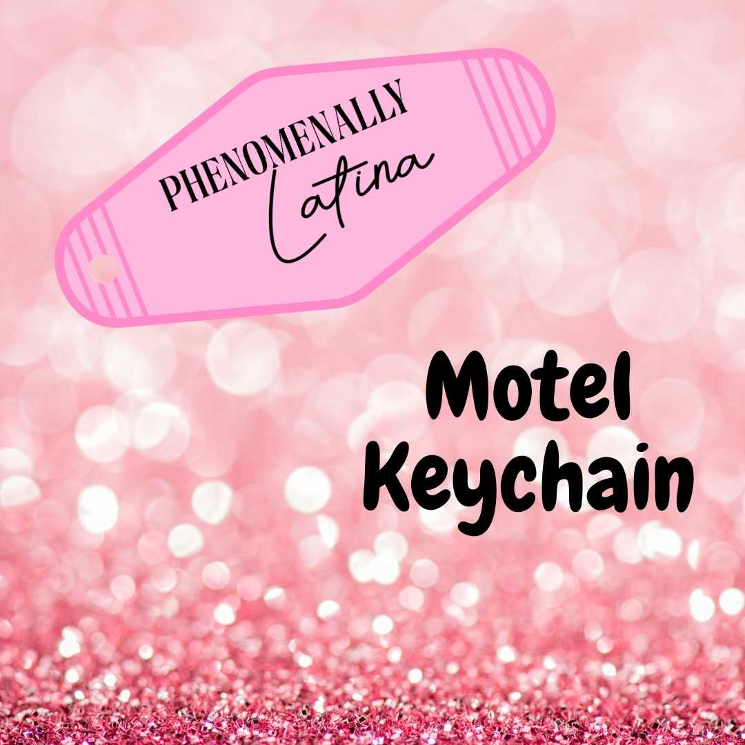 Motel Keychain Design 455