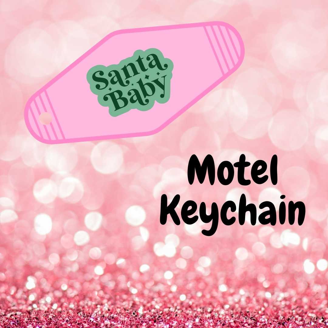 Motel Keychain Design 335