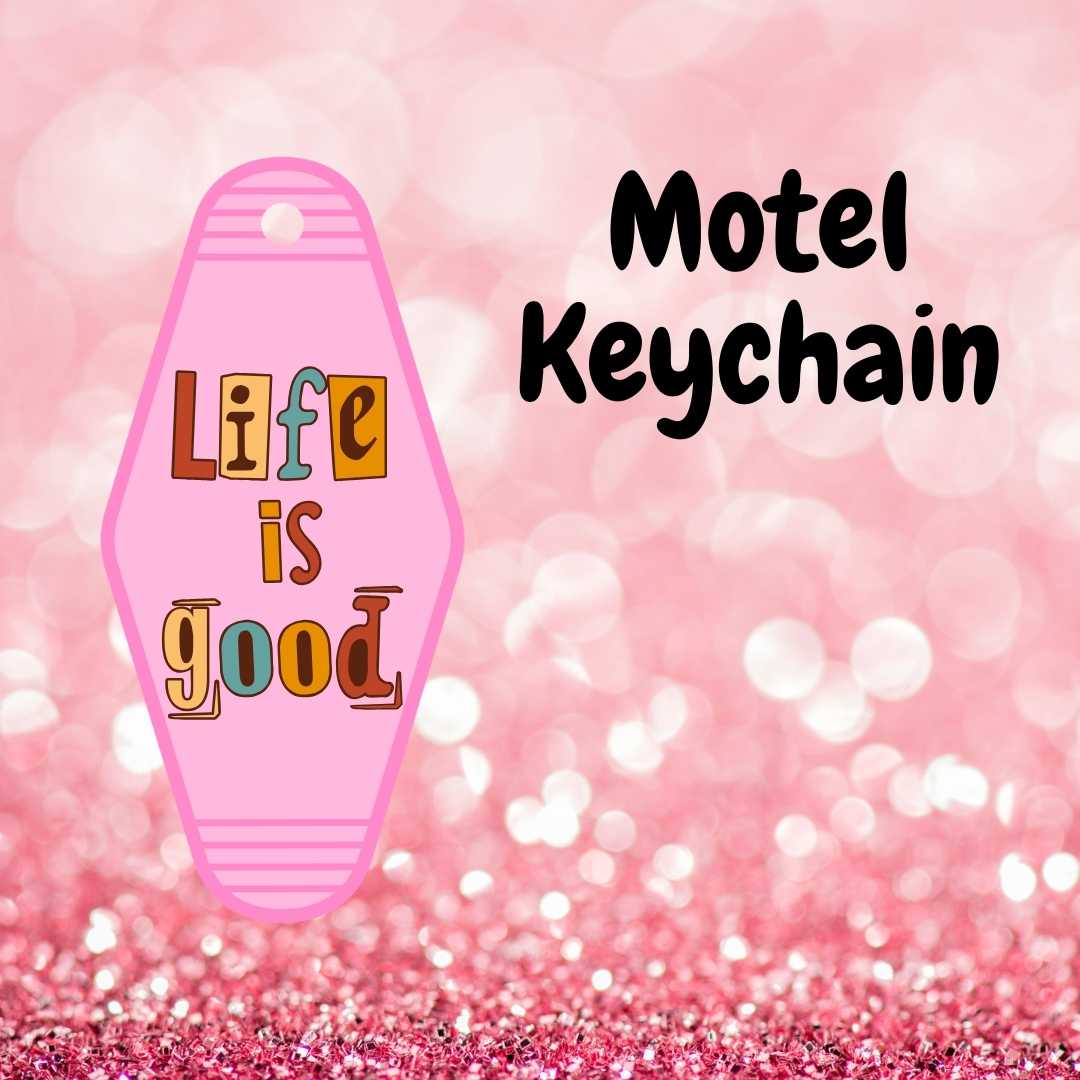 Motel Keychain Design 485