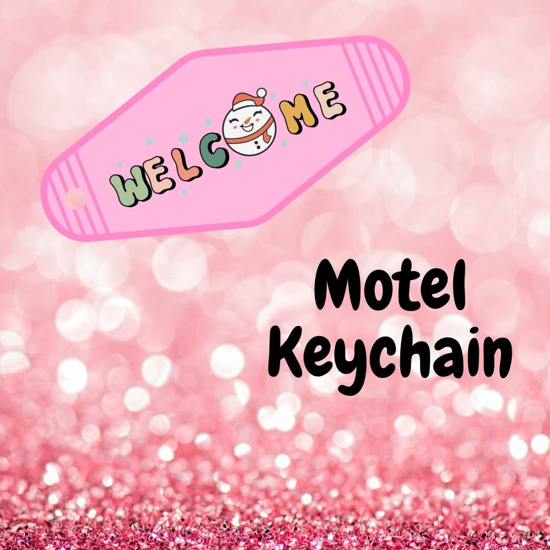Motel Keychain Design 175