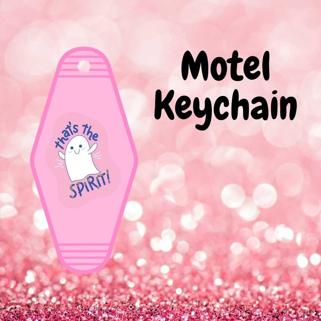 Motel Keychain Design 495