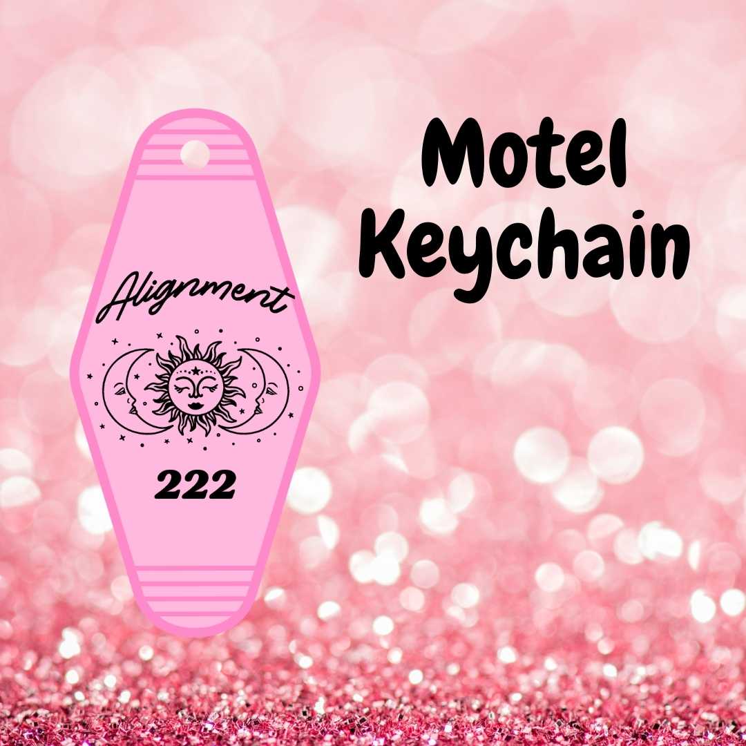 Motel Keychain Design 340