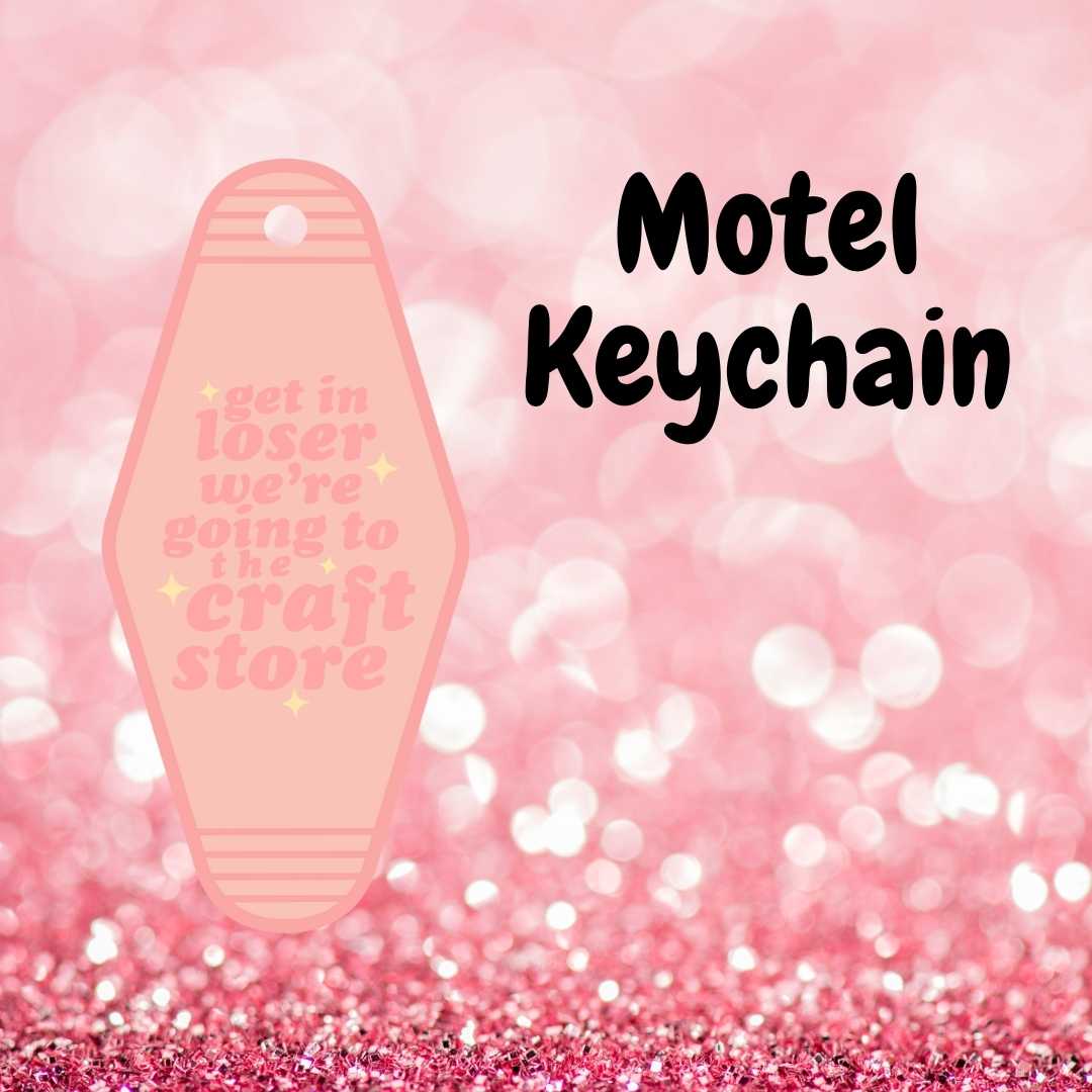 Motel Keychain Design 376