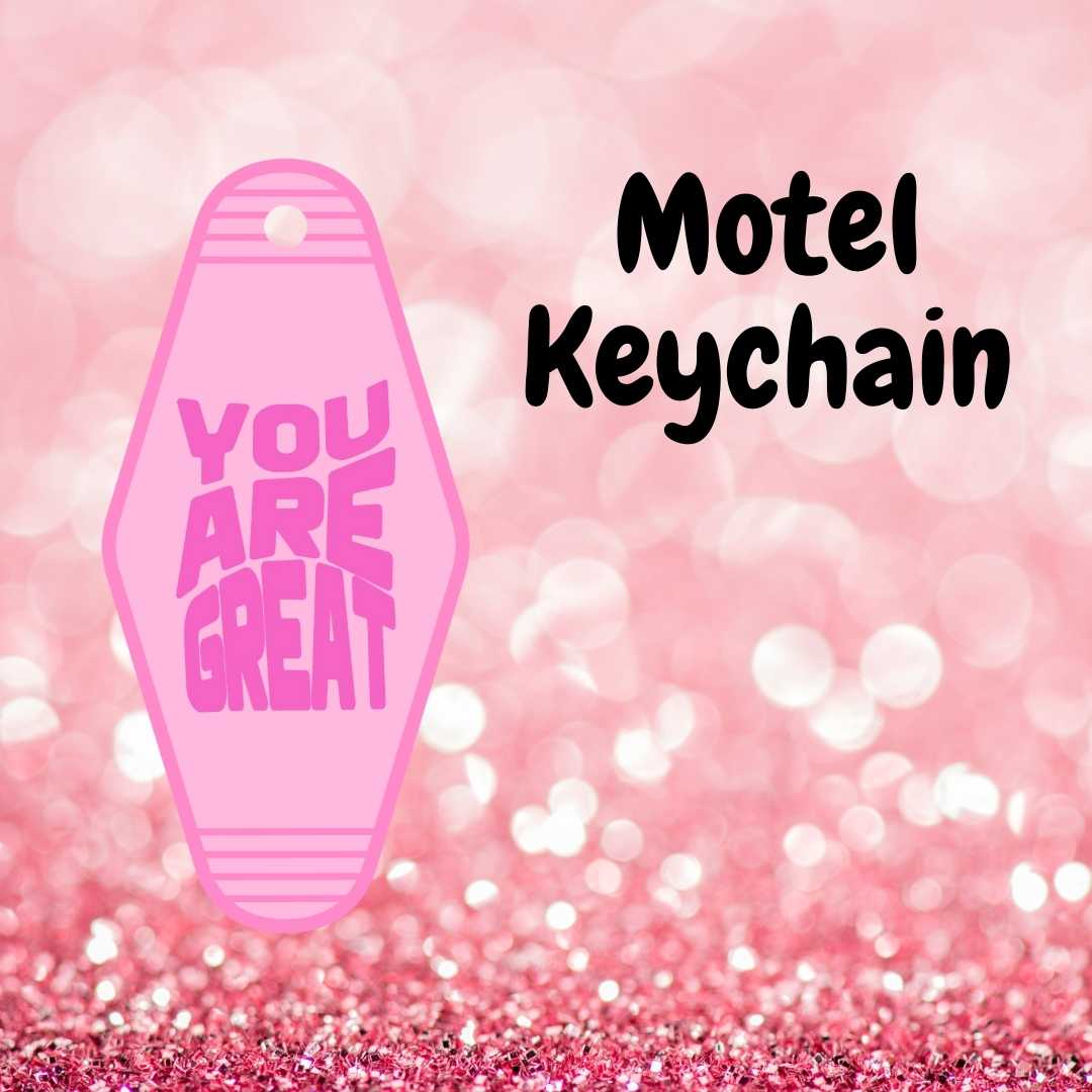 Motel Keychain Design 470
