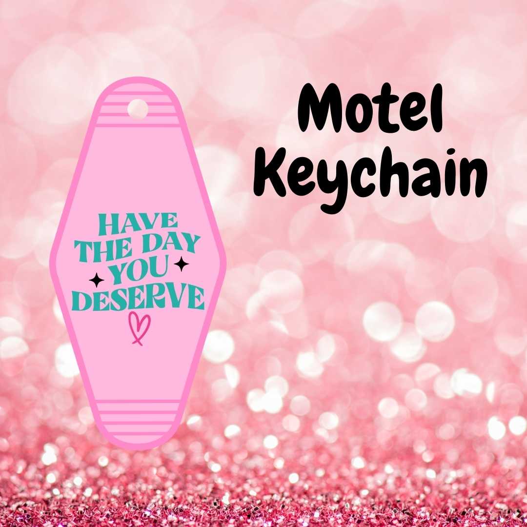 Motel Keychain Design 410