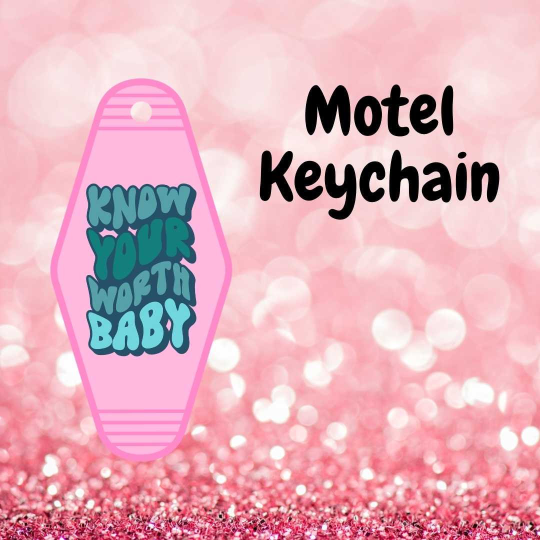 Motel Keychain Design 235