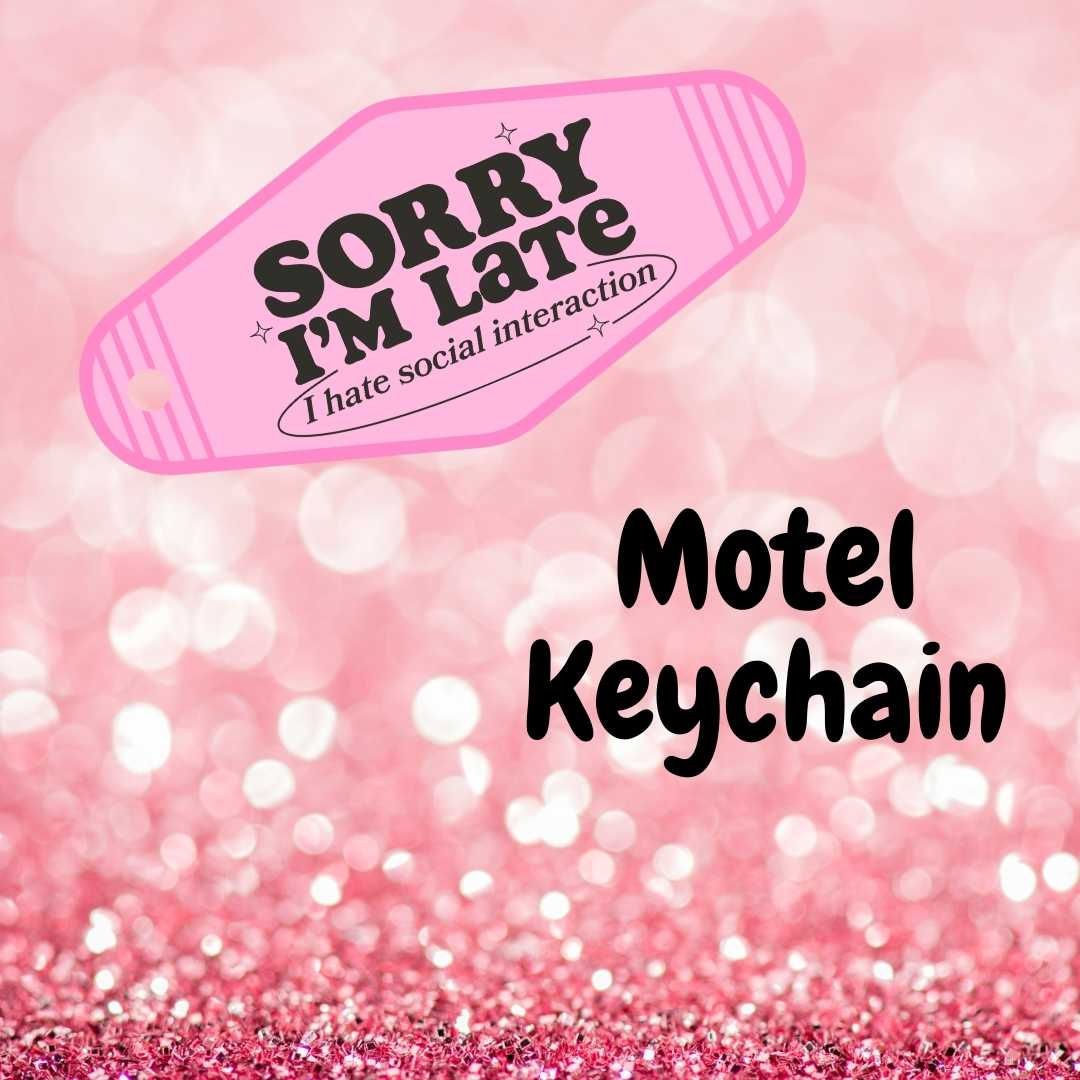 Motel Keychain Design 244
