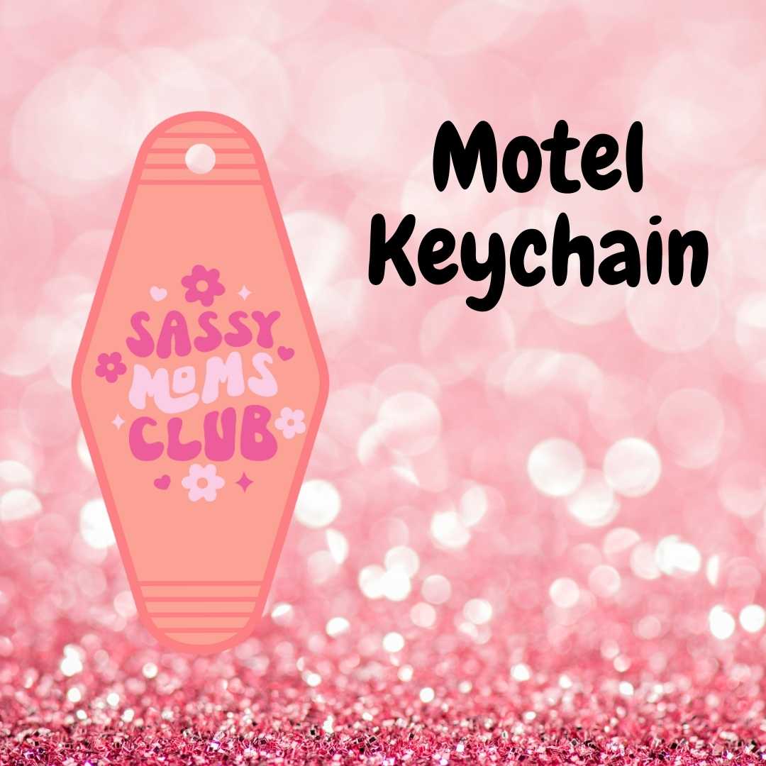 Motel Keychain Design 380