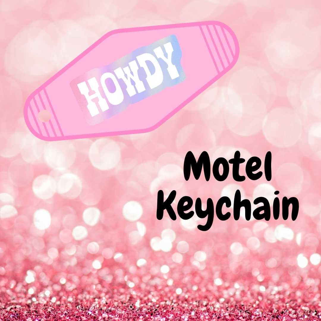 Motel Keychain Design 543