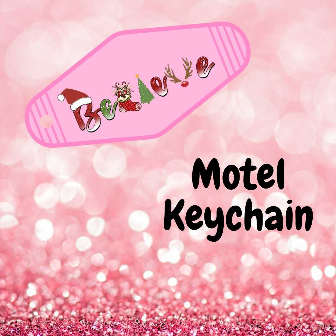 Motel Keychain Design 266