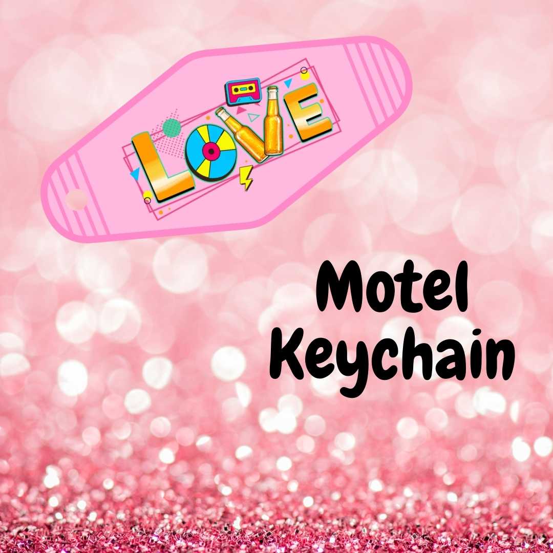 Motel Keychain Design 430